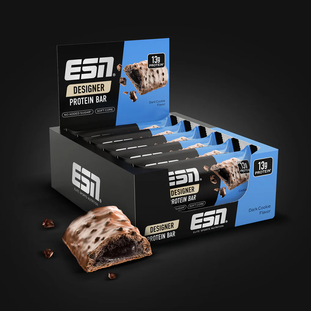 ESN Designer Bar, Dark Cookie, Box 12x45g