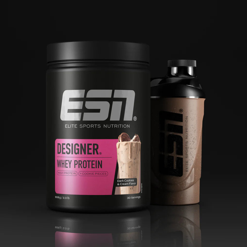 ESN Designer Whey, Dark Cookies and Cream, 908g Dose