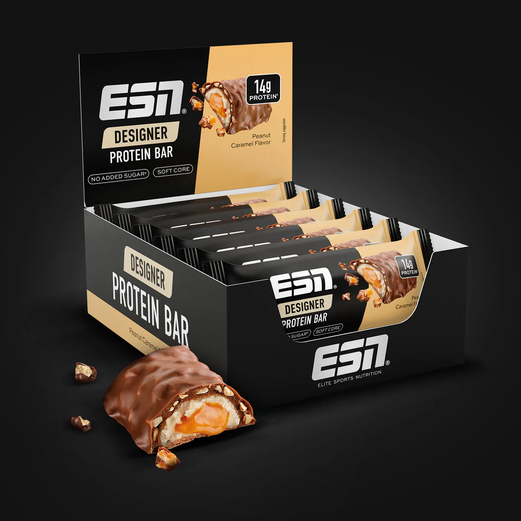ESN Designer Bar, Peanut Caramel, Box 12x45g