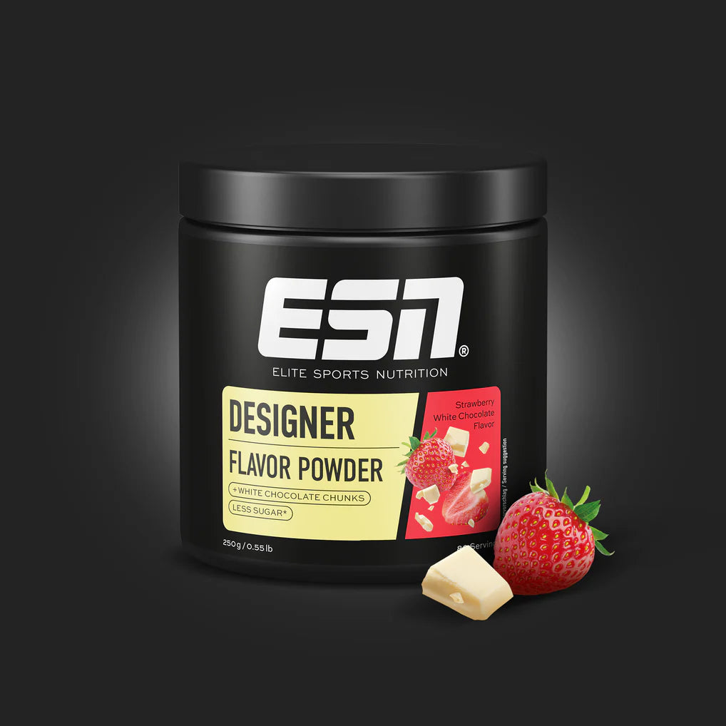 ESN Designer Flavor Powder, Strawberry White Choclate, 250g