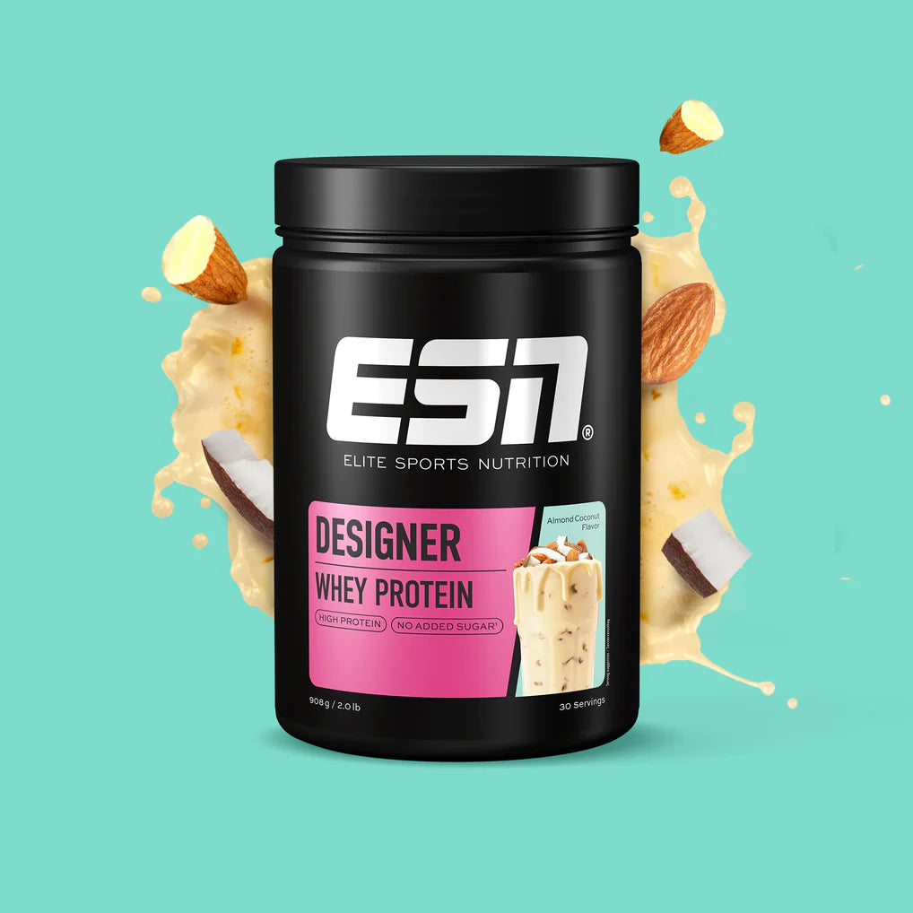 ESN Designer Whey, Almond Coconut, 908g Dose