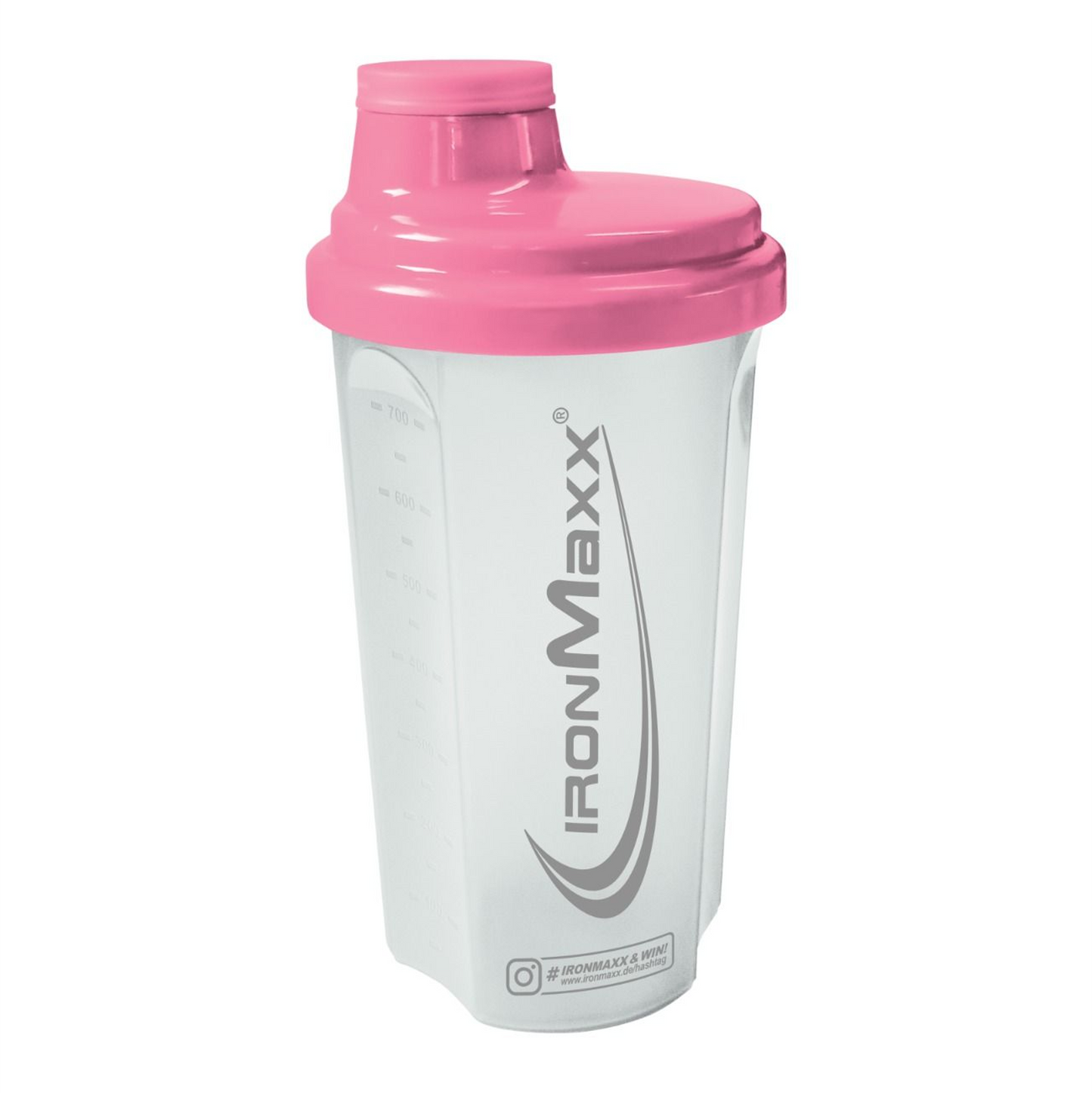 IronMaxx Shaker, Frozen White Rosa, 700ml