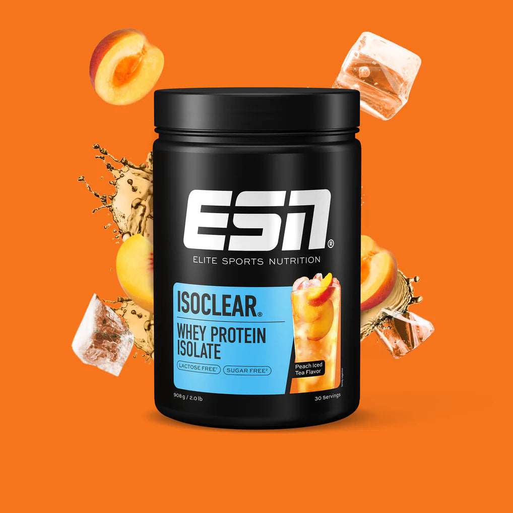 ESN Isoclear Whey Protein Isolate, Peach Iced Tea, 908g