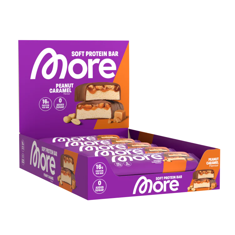 More, Protein Bar, Peanut Caramel, 50g