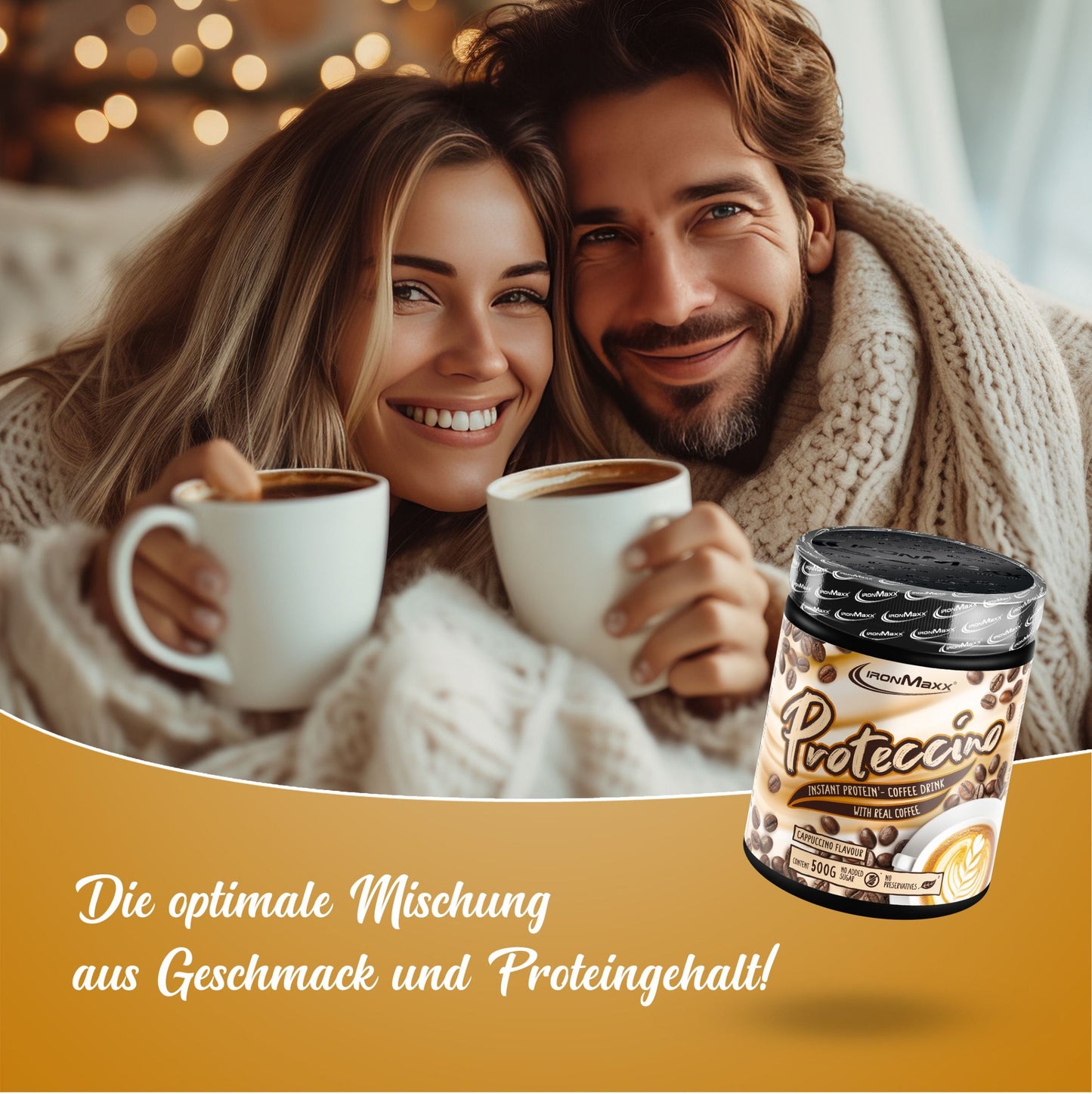 IronMaxx Proteccino, Cappucino, 500g