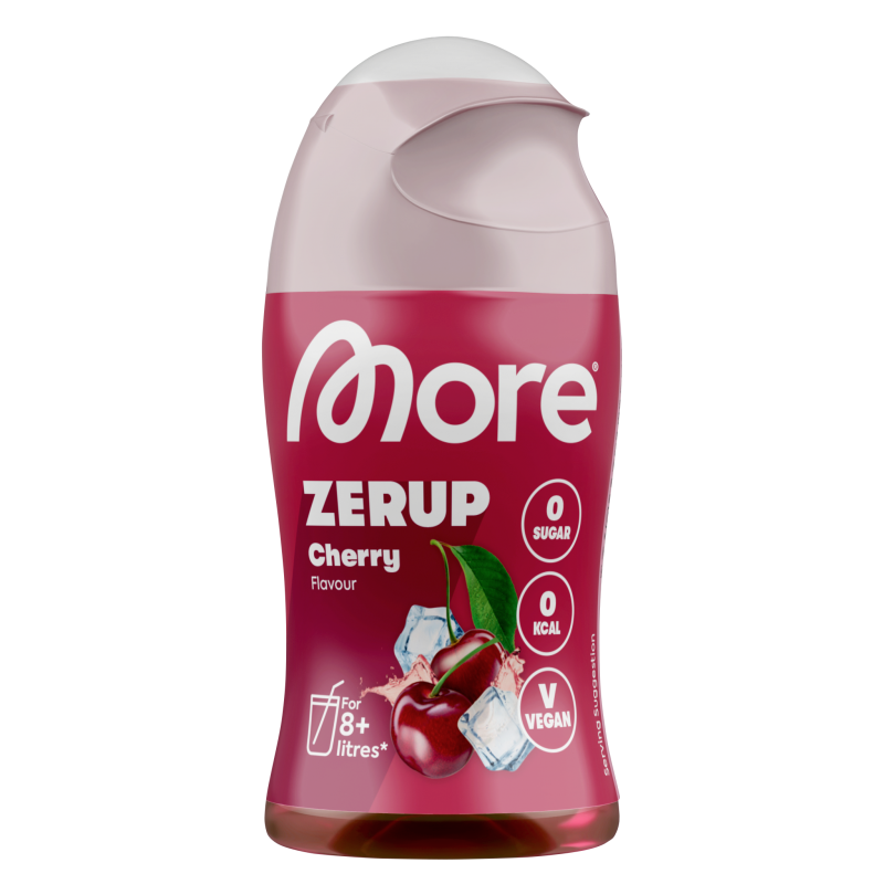More Zerup, Getränkesirup ohne Zucker, Cherry, 65ml