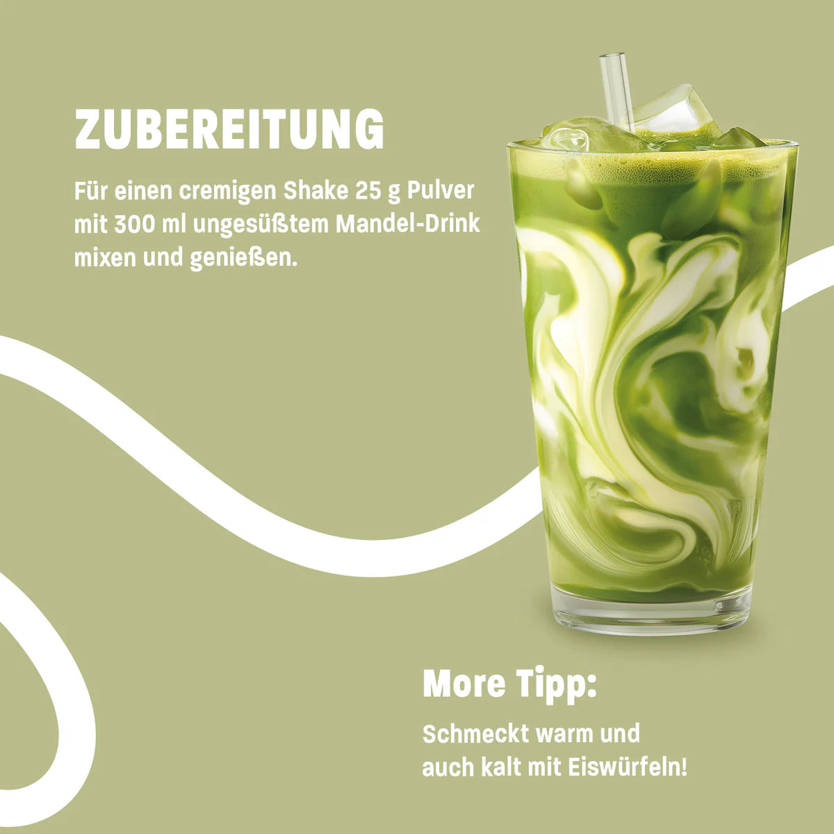 More Protein Iced Matcha Latte - Original Taste 500g