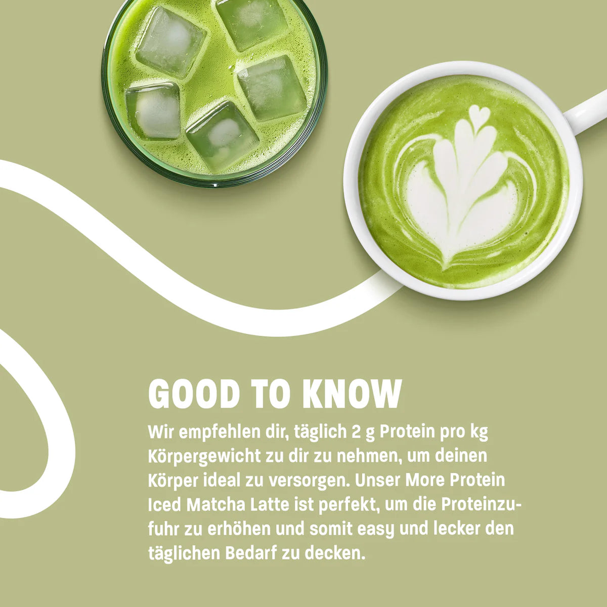 More Protein Iced Matcha Latte - Original Taste 500g