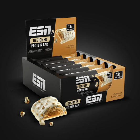 ESN Designer Bar, Cinnamon Cereal, Box 12x45g