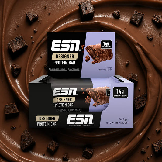 ESN Designer Bar, Fudge Brownie, Box 12x45g