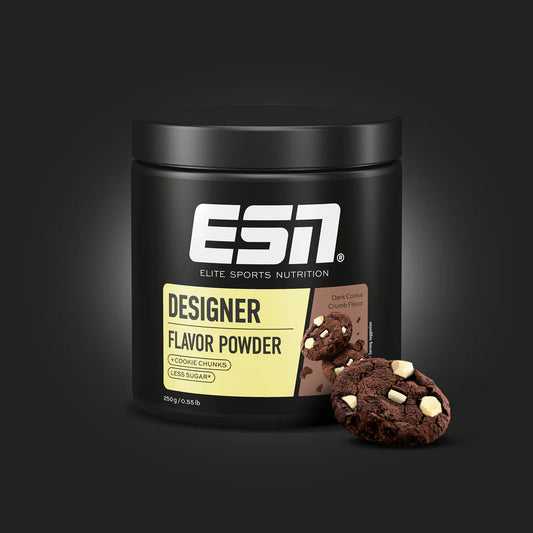 ESN Designer Flavor Powder, Dark Cookie Crumble, 250g