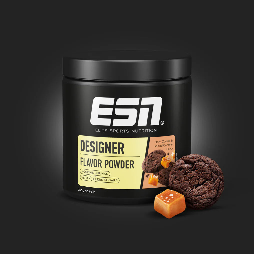 ESN Designer Flavor Powder, Dark Cookie Salted Caramel, 250g