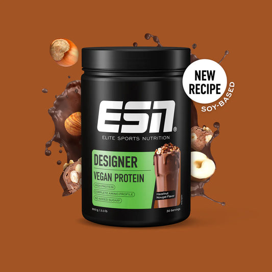 ESN Vegan Designer Protein 2.0, Hazelnut Nougat, 900g
