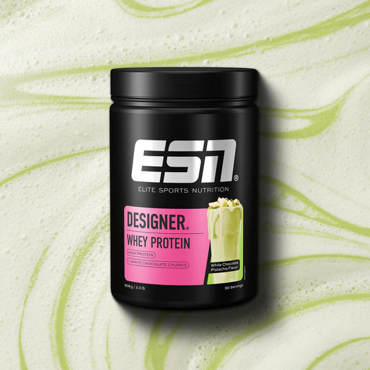 ESN Designer Whey, White Choclate Pistachio, 908g Dose