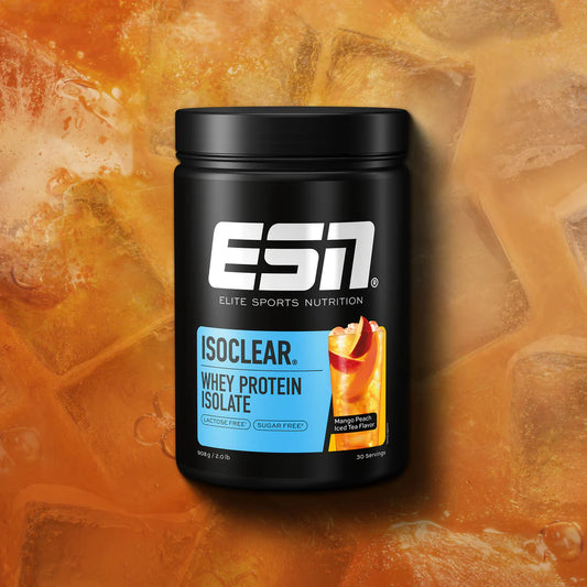 ESN Isoclear Whey Protein Isolate, Mango Peach Iced Tea, 908g