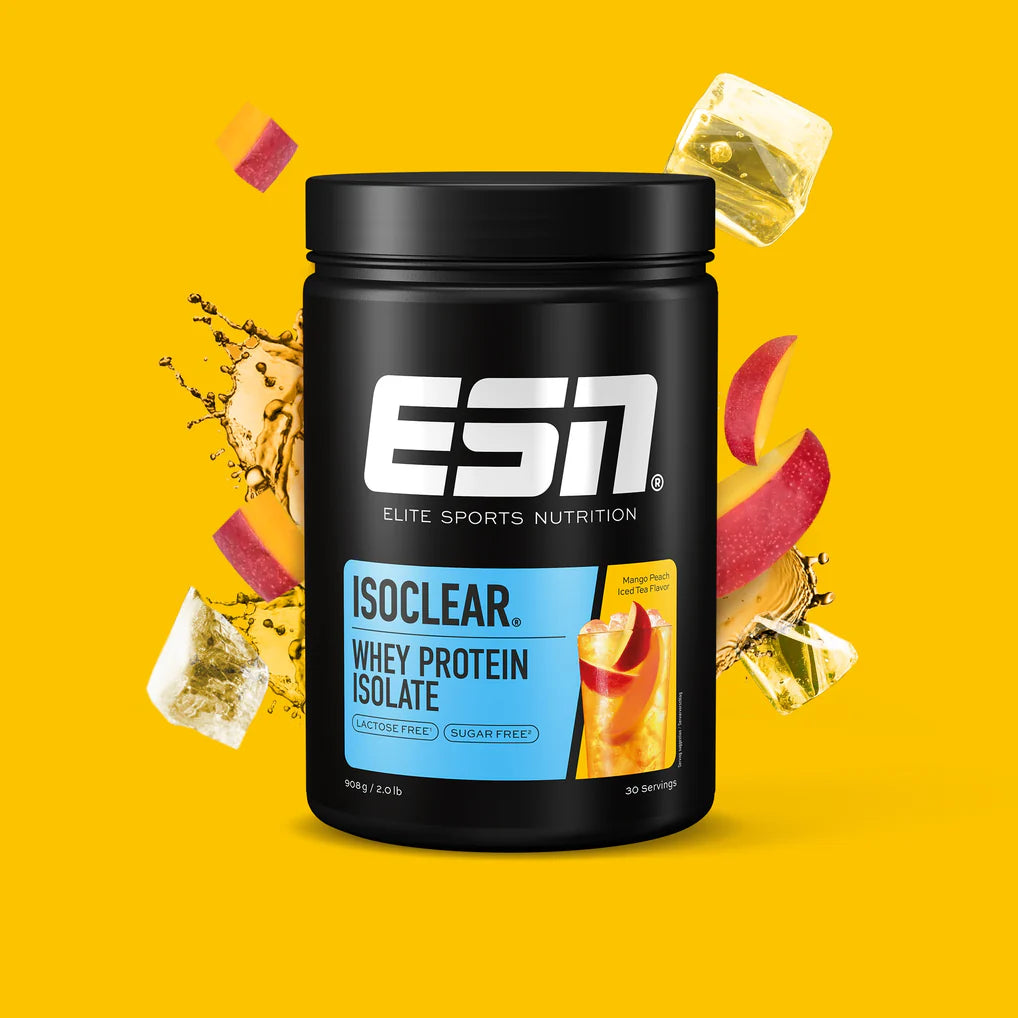 ESN Isoclear Whey Protein Isolate, Mango Peach Iced Tea, 908g