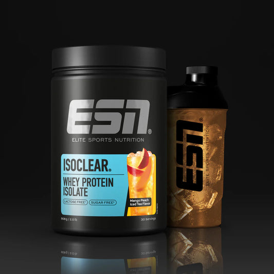 ESN Isoclear Whey Protein Isolate, Mango Peach Iced Tea, 908g