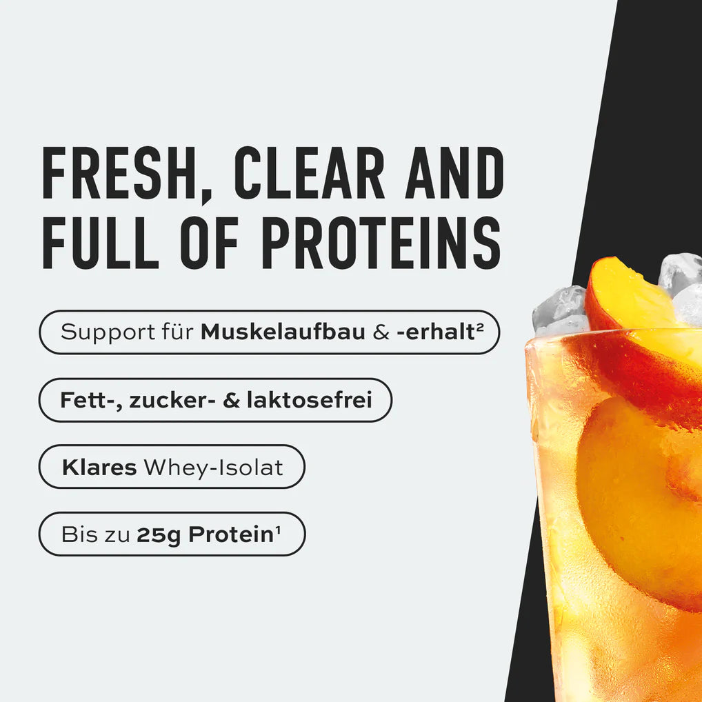 ESN Isoclear Whey Protein Isolate, Peach Iced Tea, 908g