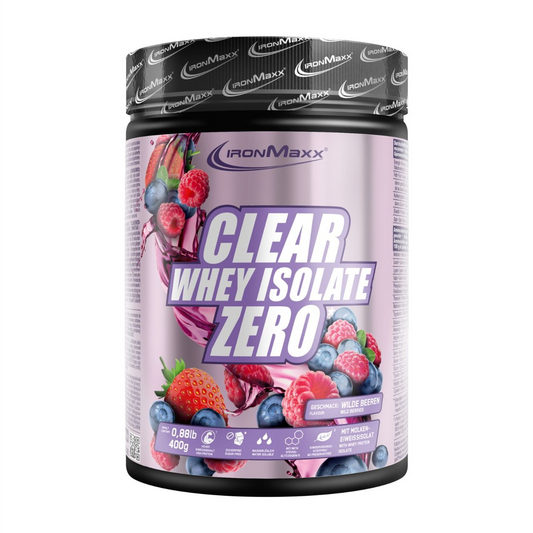 IronMaxx Whey Isolate Zero, Wild Berries, 400g
