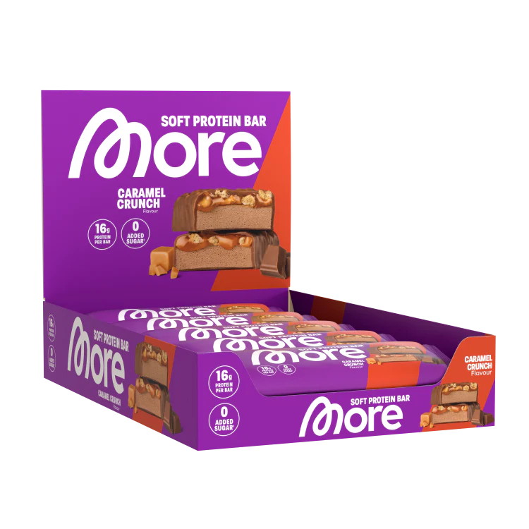 More, Protein Bar, Caramel Crunch, 50g