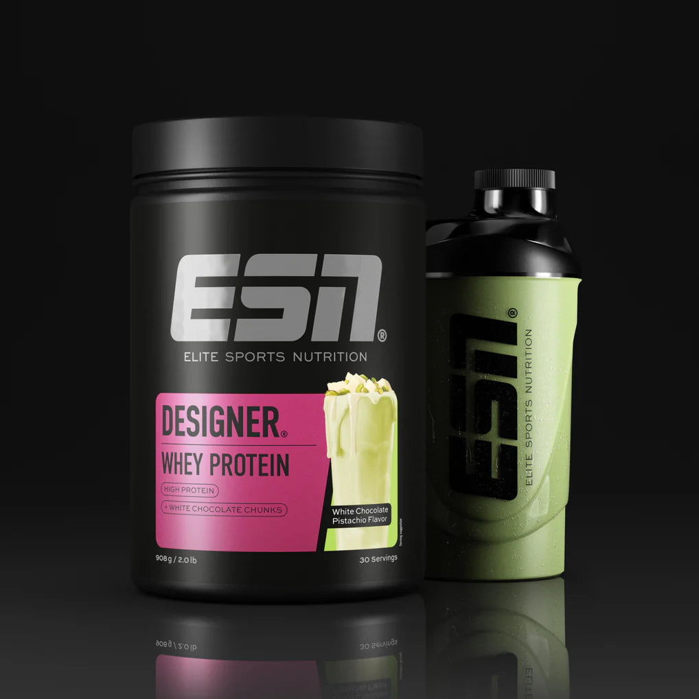 ESN Designer Whey, White Choclate Pistachio, 908g Dose