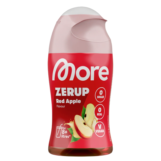 More Zerup, Getränkesirup ohne Zucker, Red Apple, 65ml